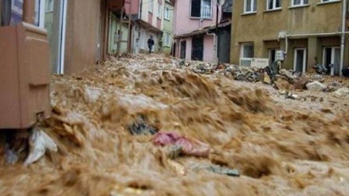 Hatay Erzin'de sel baskını