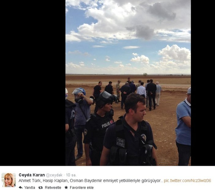 Ceyda Karan'dan Kobani selfiesi