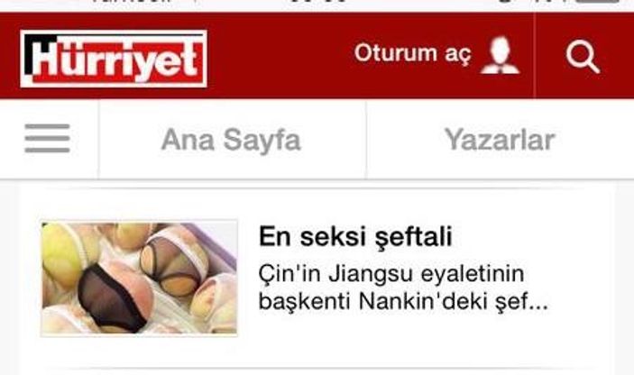 Hürriyet seks haberciliğine geri döndü