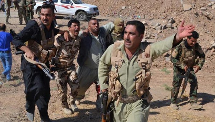 Kerkük'te IŞİD ile Kürtler arasında yoğun çatışmalar var