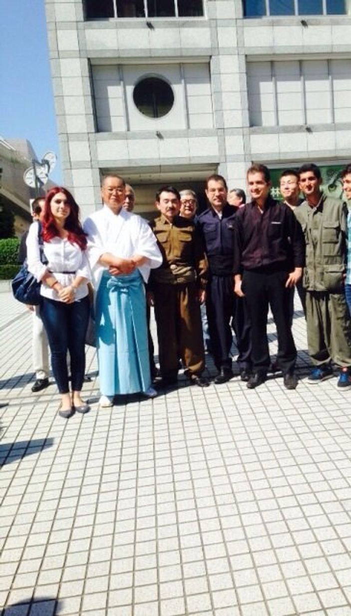 Tokyo'da Kobani eylemi