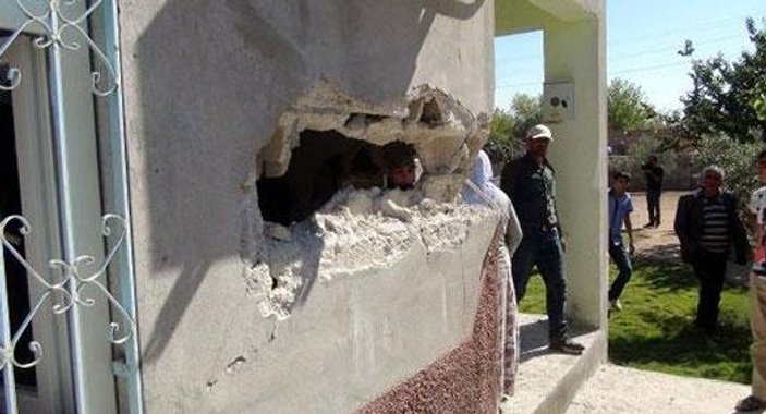 Suruç'ta bir eve havan topu mermisi düştü İZLE