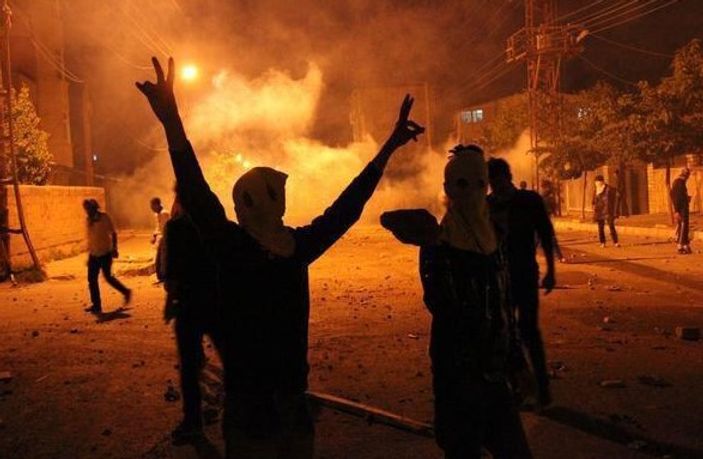 Türkiye genelinde izinsiz Kobani eylemleri