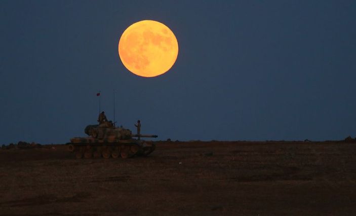 Anadolu Ajansı sınırdaki askerleri görüntüledi
