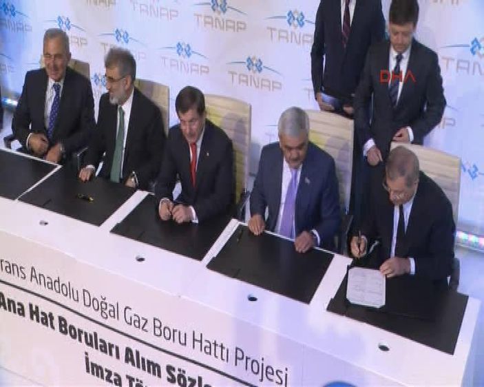TANAP Ana Hat Boruları Alım Sözleşmeleri imzalandı İZLE