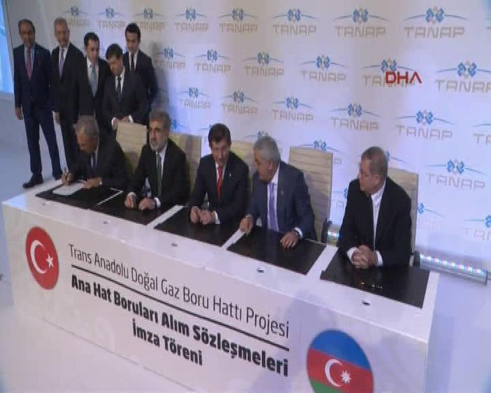 TANAP Ana Hat Boruları Alım Sözleşmeleri imzalandı İZLE