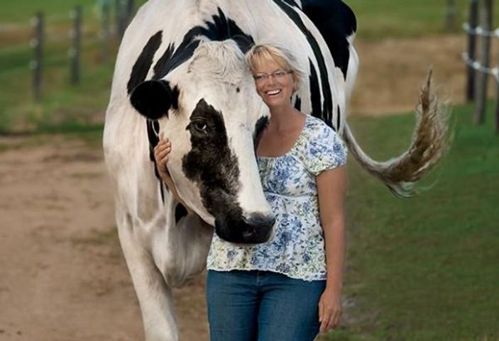 ABD'de bir inek Guinness Rekorlar Kitabı'na girdi
