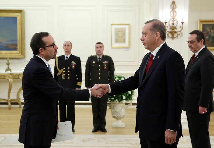 Erdoğan ABD Büyükelçisi John Bass'ı kabul etti