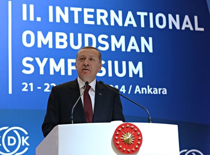 Erdoğan 2.Uluslarası Ombudsmanlık Sempozyumu'na katıldı İZLE