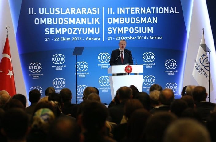 Erdoğan 2.Uluslarası Ombudsmanlık Sempozyumu'na katıldı İZLE