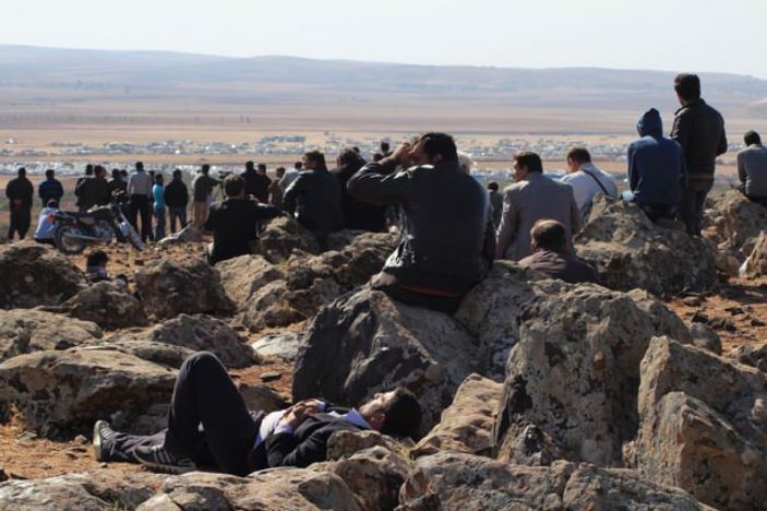 Suriye sınırında çaylı simitli çatışma seyri