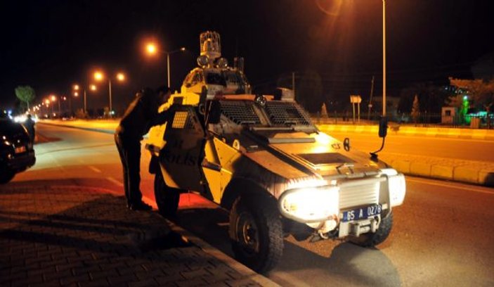 Van'da polis lojmanlarına silahlı saldırı