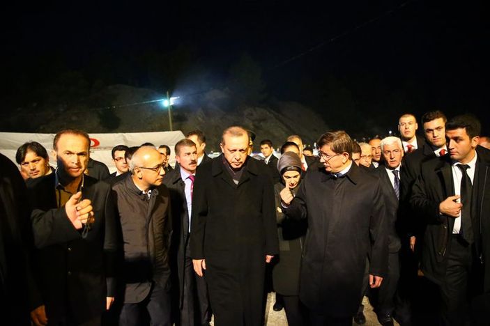 Erdoğan Ermenek'teki maden ocağında İZLE