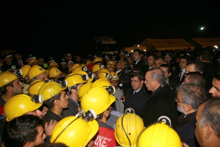 Erdoğan Ermenek'teki maden ocağında İZLE