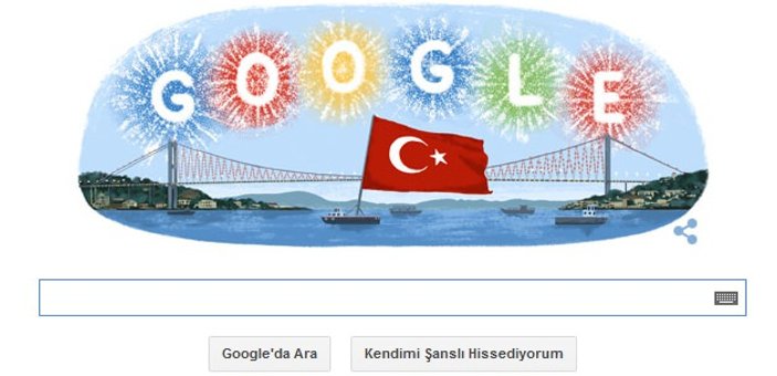 Google'dan 29 Ekim'e özel doodle