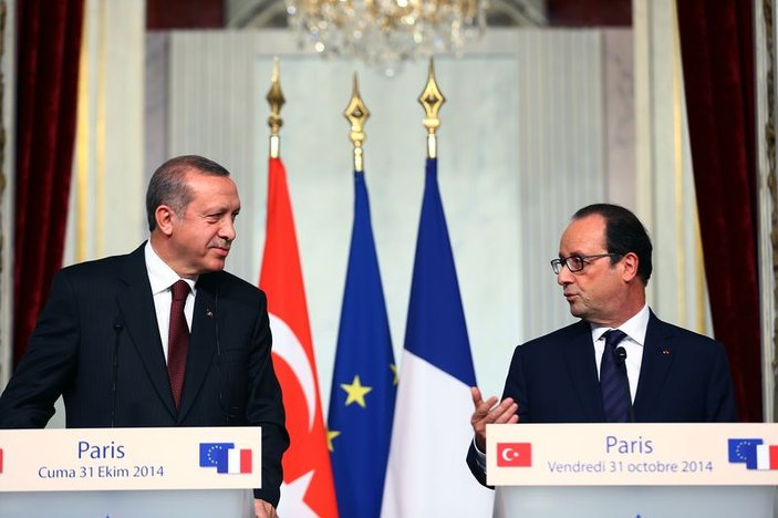 Cumhurbaşkanı Erdoğan'ın Fransa konuşması