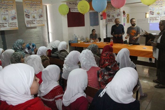 Suriyeli çocuklar için Bilim Şenliği düzenlendi