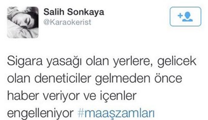 Sosyal medyada sigara tepkisi