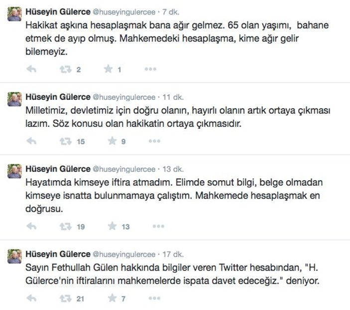Fethullah Gülen ile Hüseyin Gülerce mahkemelik oldu