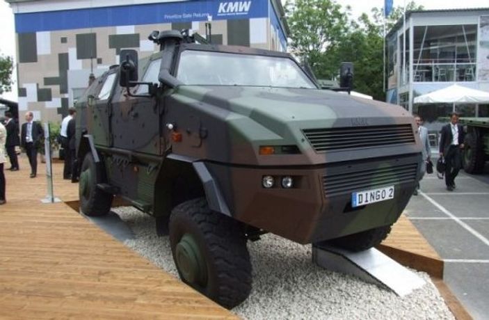 Almanya'dan peşmergeye Dingo'lu yardım paketi