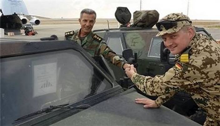 Almanya'dan peşmergeye Dingo'lu yardım paketi