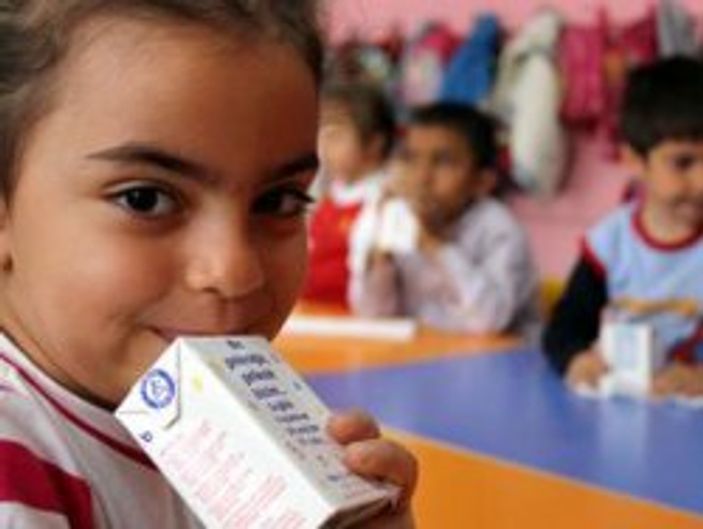 Okul sütü ihalesi yapıldı