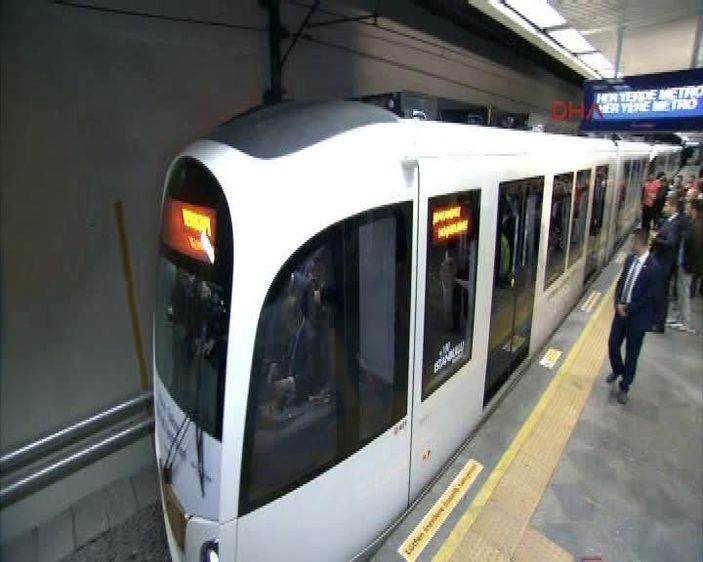 Aksaray Yenikapı metro hattı açıldı İZLE