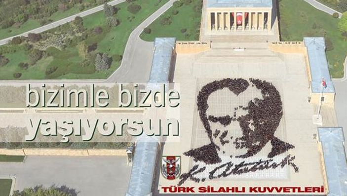 Genelkurmay'dan 10 Kasım afişleri