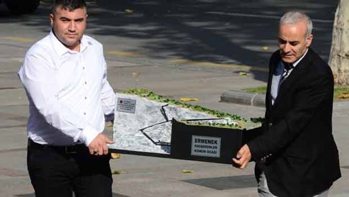 Ermenek'teki madenin maketi Bakanlar Kuruluna getirildi