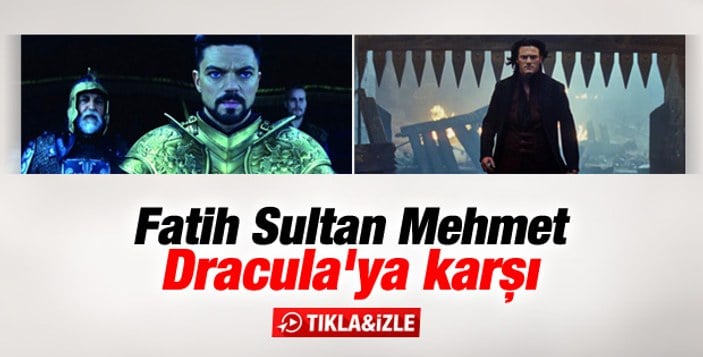 Dracula'nın Fatih Sultan Mehmet'i ısırarak öldürme anı