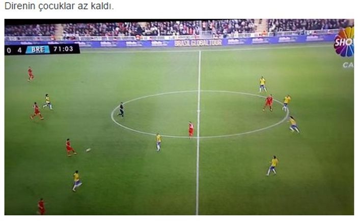 Brezilya A Milliler'i dağıtınca..