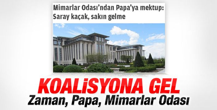 Vatikan'dan Cumhurbaşkanlığı Sarayı açıklaması