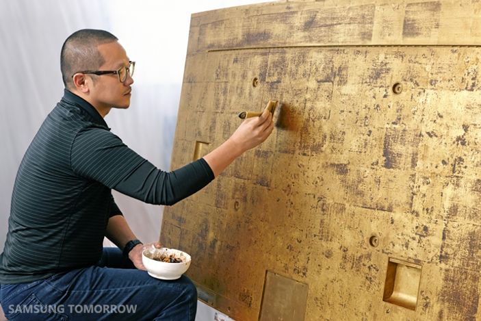 Samsung altın kaplama TV üretti