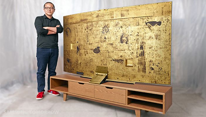 Samsung altın kaplama TV üretti