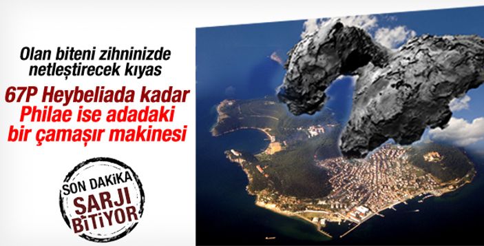 Philae topladığı tüm bilgileri gönderdi