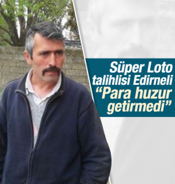 Süper Loto talihlisi Edirneli lüks aracıyla kaza yaptı