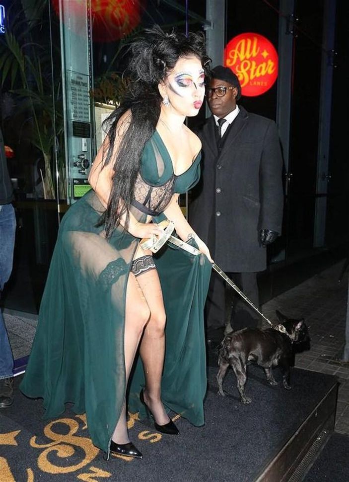 Lady Gaga'nın parti kıyafeti