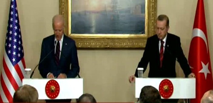 Cumhurbaşkanı Erdoğan, Joe Biden ile bir araya geldi