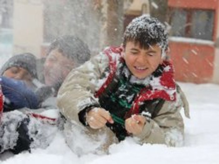 Konya'da okullara kar tatili