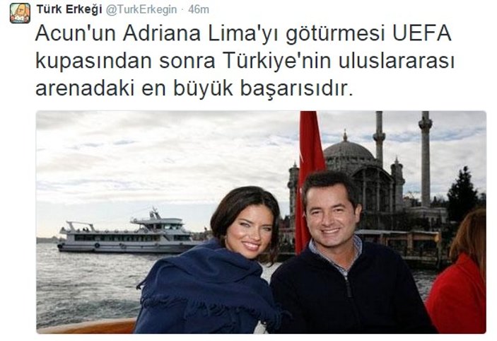Millet gazetesinden Acun - Adriana ilişkisi iddiası