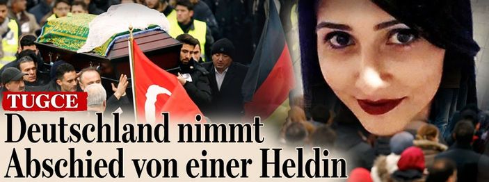 Alman basını Tuğçe'yi kahraman diye uğurladı