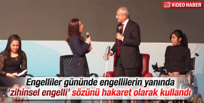 Davutoğlu'ndan Kılıçdaroğlu'na engelli yanıtı