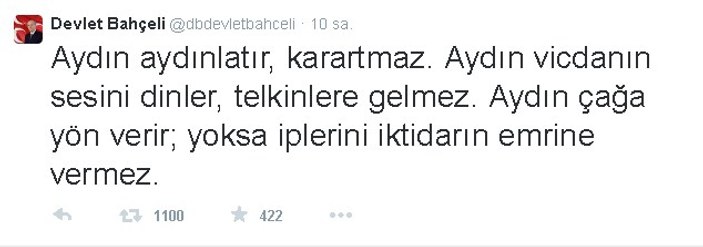 Devlet Bahçeli'den Berkin Elvan tweet'i