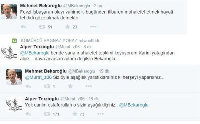 Feyzi İşbaşaran'ı savunan Bekaroğlu'nu susturan cevap