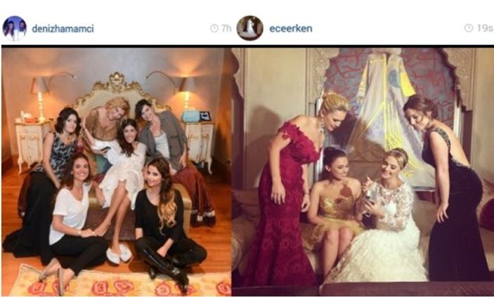 Ece Erken kaynının düğününü kopyaladı