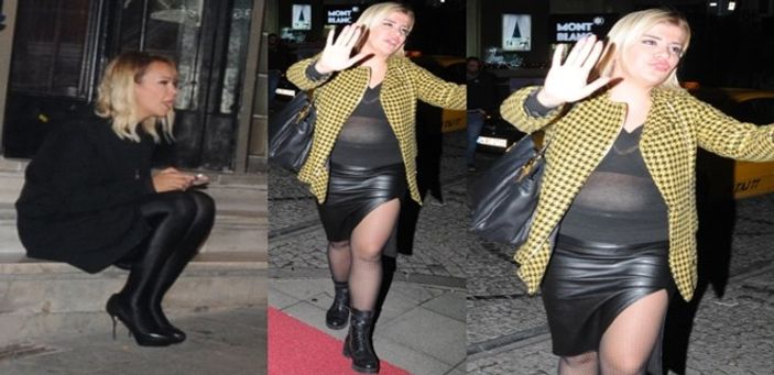 Sezer Derelioğlu Nişantaşı'nda olay çıkardı