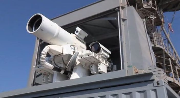 ABD Donanması, lazer silahının görüntülerini yayınladı