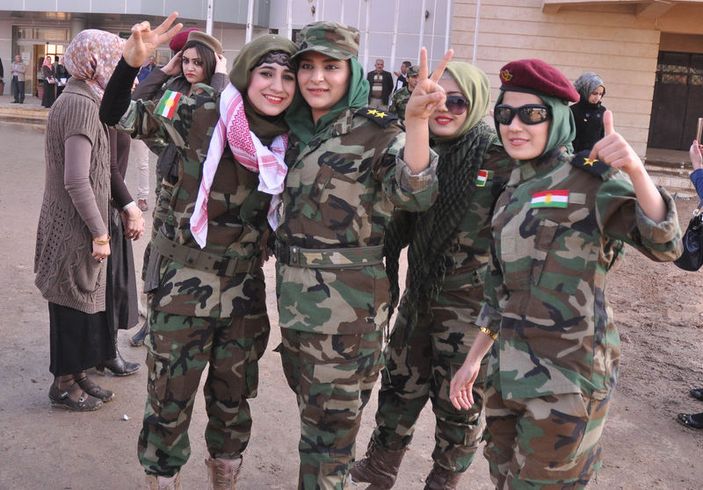 Kerkük'te üniversite öğrencileri Peşmerge oldu