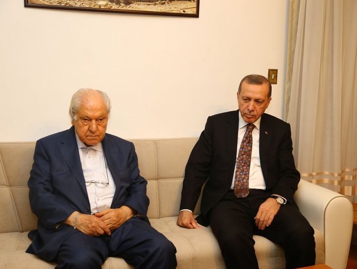 Erdoğan'dan Nuri Pakdil'e sürpriz ziyaret