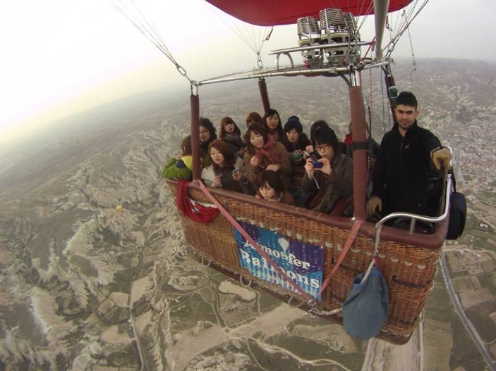 Kapadokya'da tur balonu düştü: 1 ölü İZLE